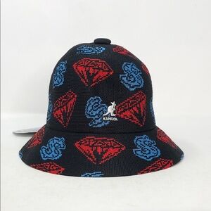Billionaire Boy Club BBC x Kangol Diamond And Dollars Bucket Hat - Size Small